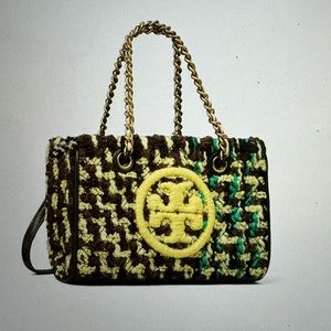 Mini Fleming Soft Tweed Chain Tote like new